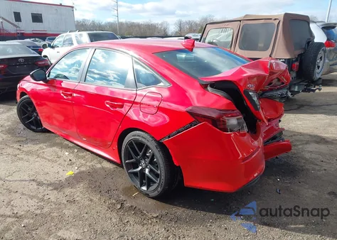 2025 Honda Civic Sport из США, поврежденный, VIN 2HGFE2F56SH557358